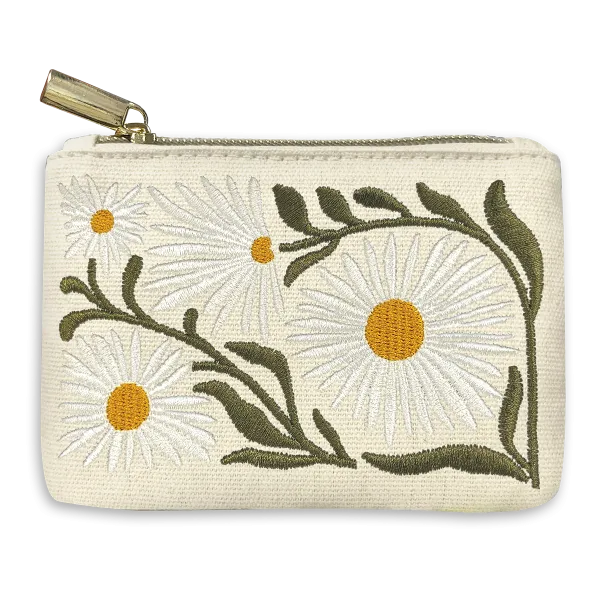 Daisy Coin Pouch