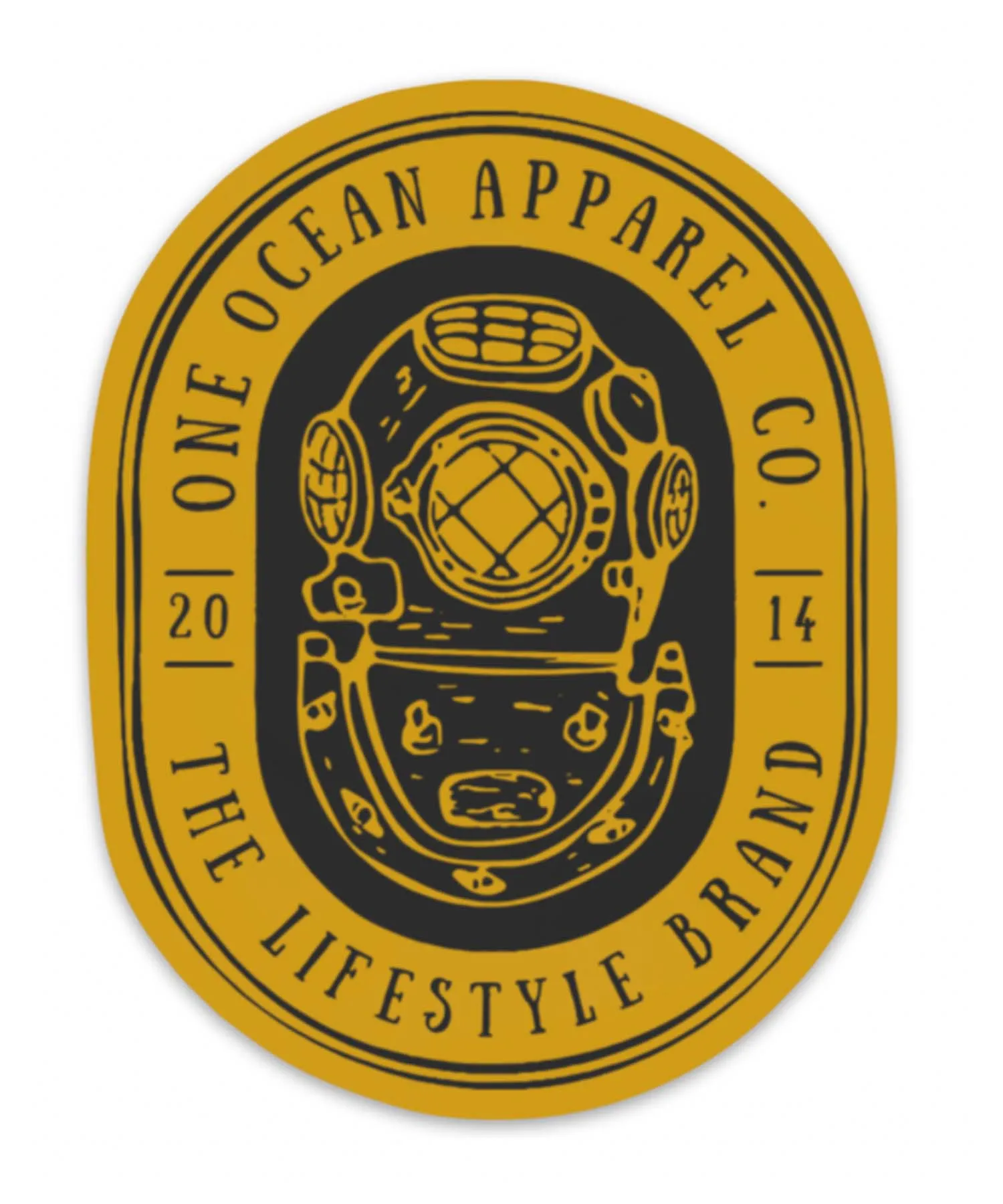 Diver Helmet Sticker