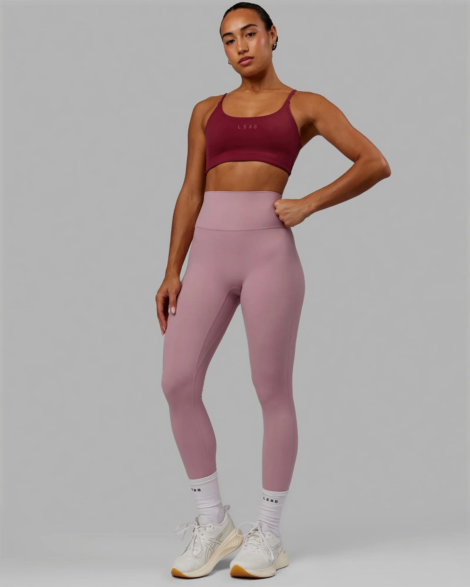 Elixir 7/8 Length Leggings - Cosmetic Pink