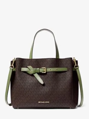 Emilia Large Logo Satchel