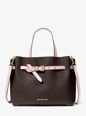 Emilia Large Logo Satchel