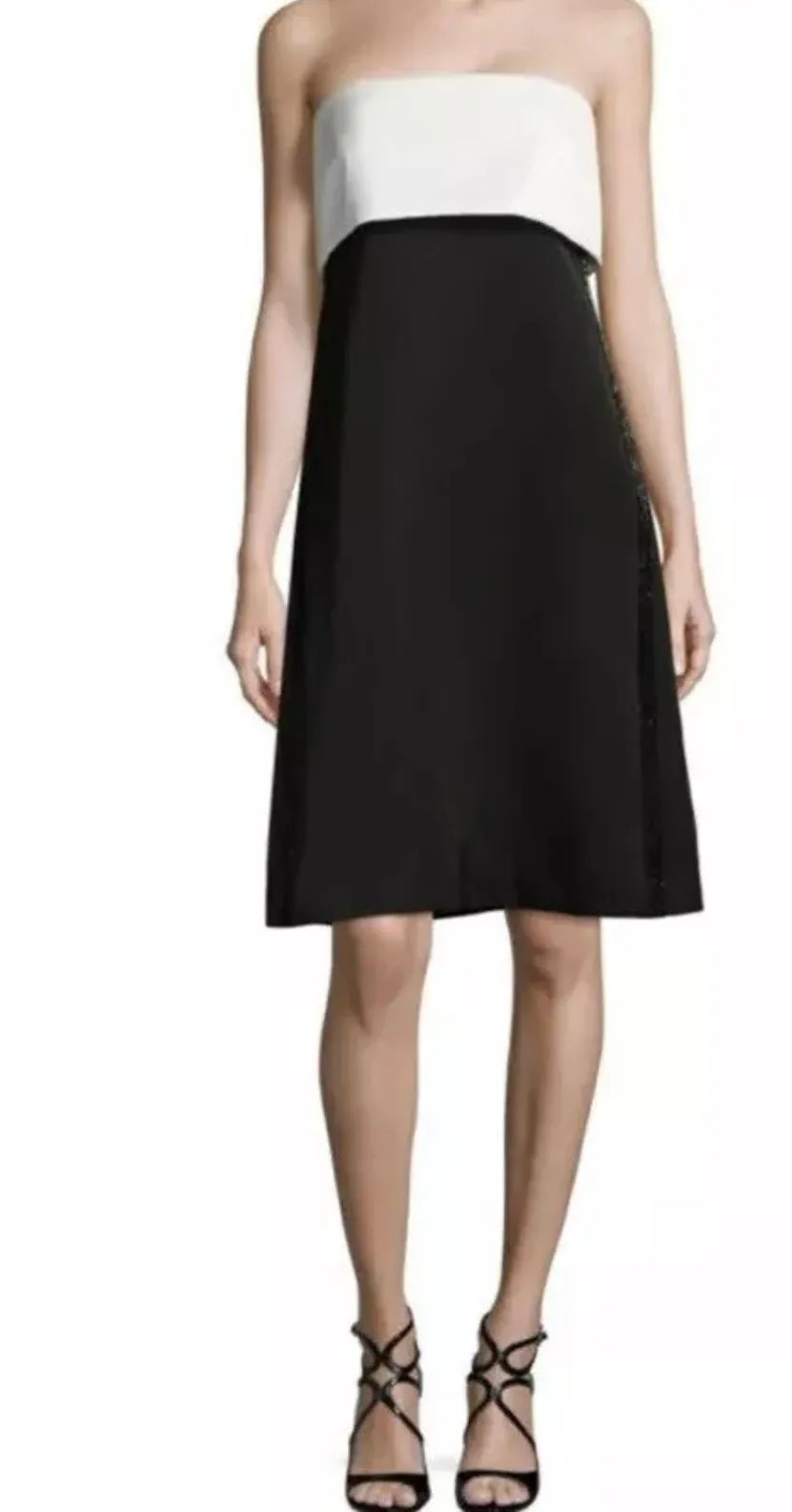 Escada Strapless Cocktail Dress