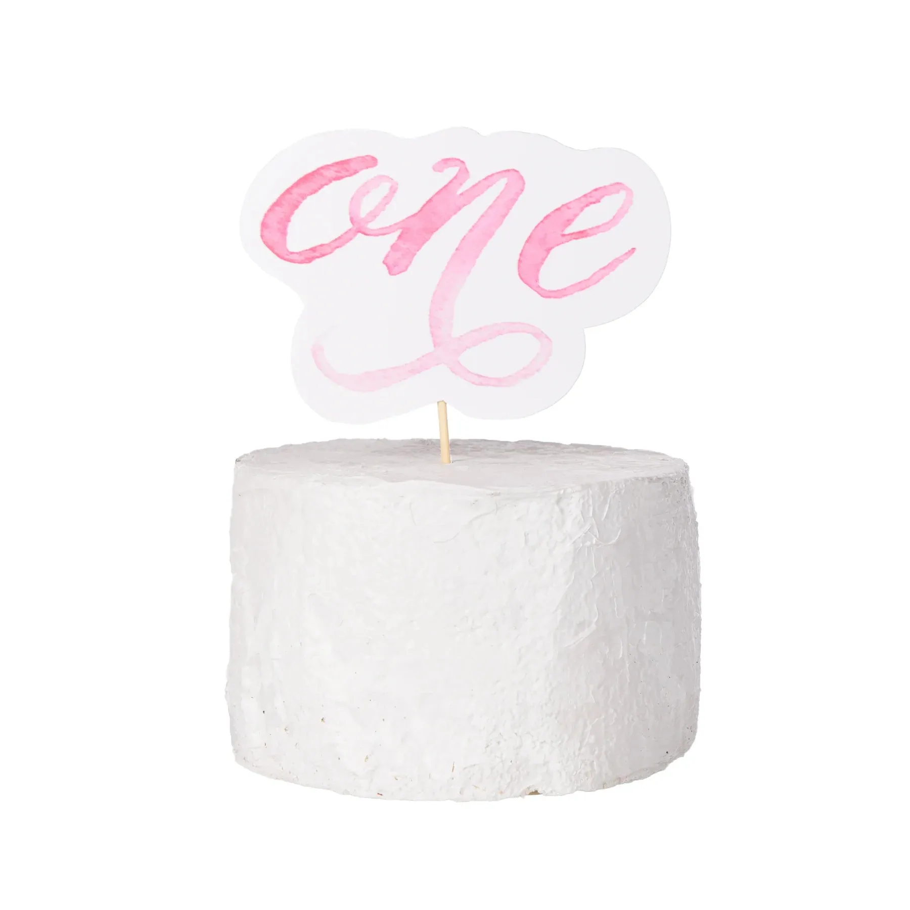 First Birthday Cake Topper | Pink