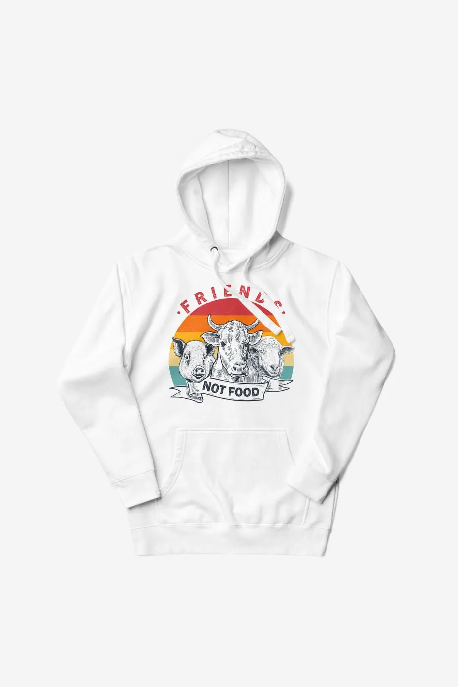 Friends Not Food - Unisex Premium Hoodie