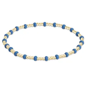 Gameday Hope Gold Sincerity Bracelet - Cobalt