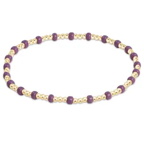 Gameday Hope Gold Sincerity Bracelet - Purple