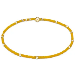 Gameday Hope Unwritten Bracelet - Golden Yellow