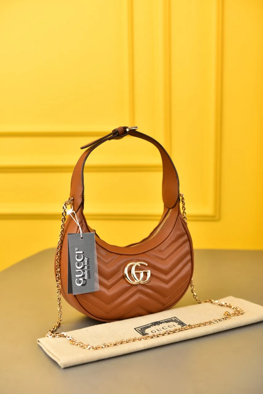 GG Marmont Half - Moon - Shaped Mini Bag