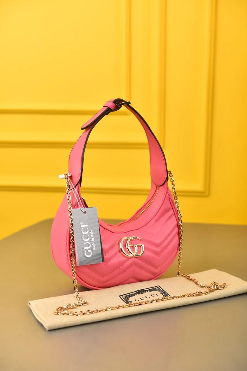 GG Marmont Half - Moon - Shaped Mini Bag