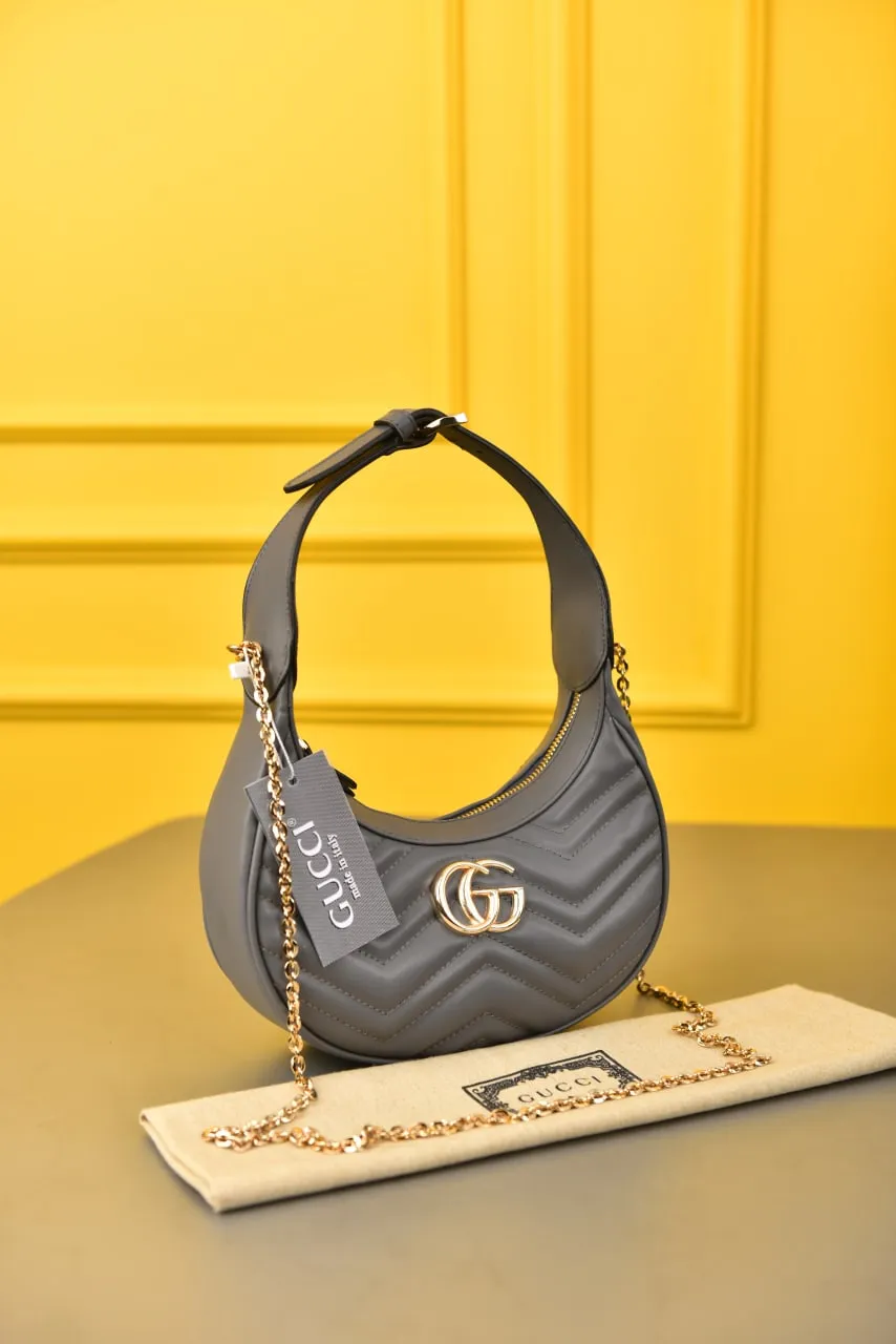 GG Marmont Half - Moon - Shaped Mini Bag