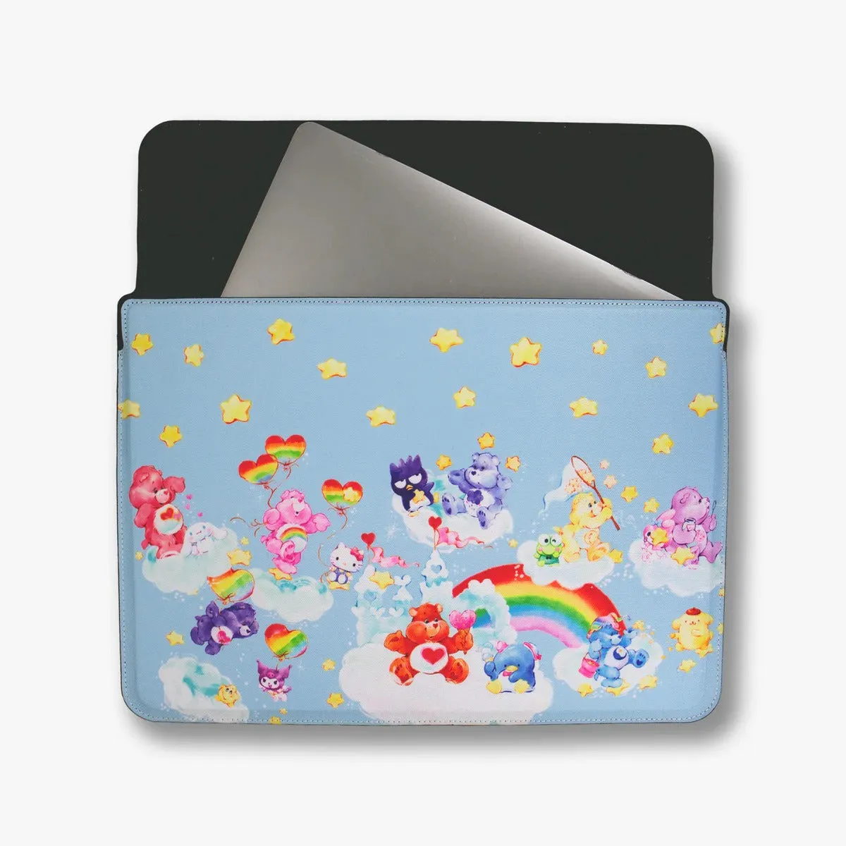 Hello Kitty and Friends x Care Bears 15" Foldable Laptop Sleeve