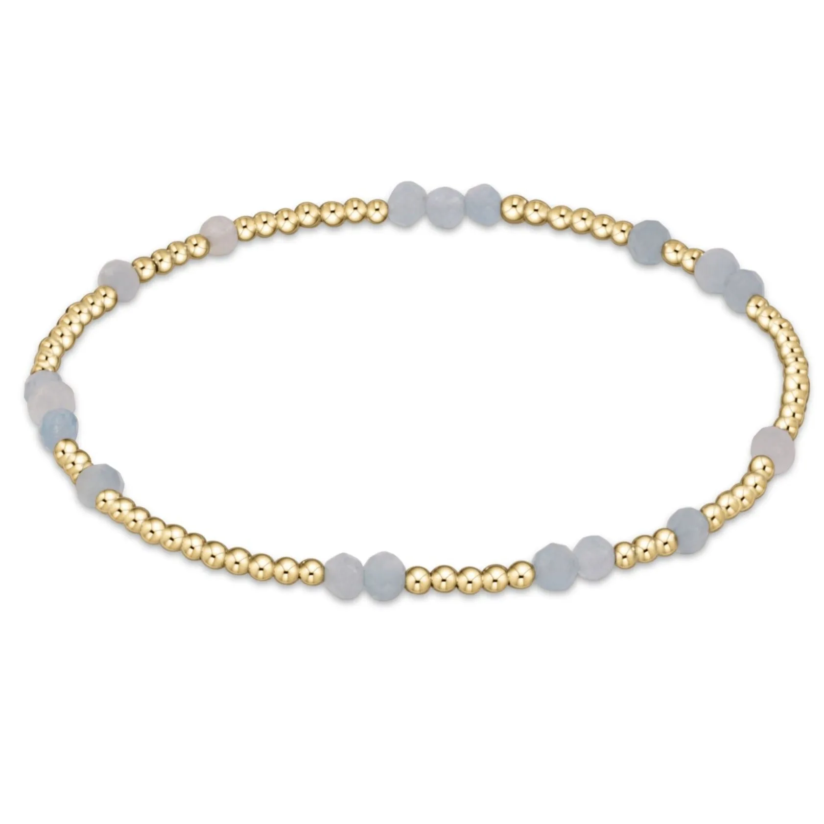 Hope Unwritten Gemstone Bracelet - Aquamarine