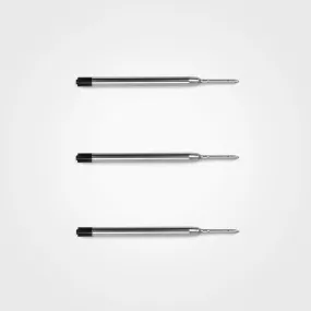 Humanium Pen Refill 3-pack, Black Ink