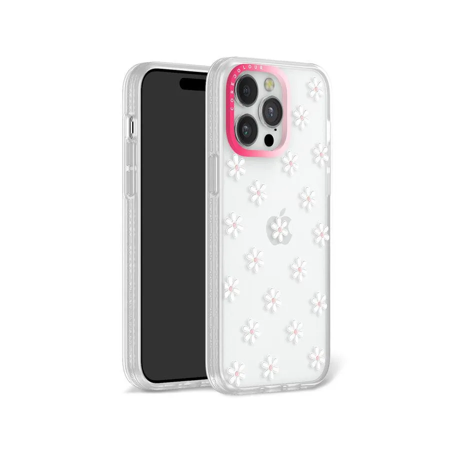 iPhone 12 Pro White Flower Mini Phone Case