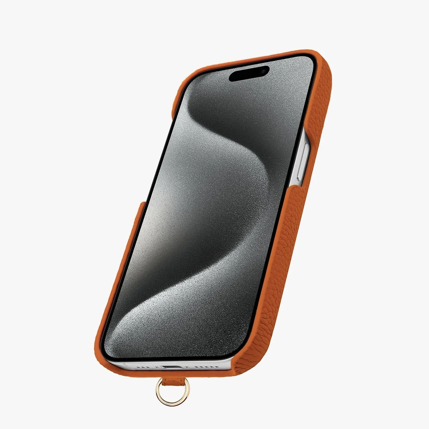 iPhone 13 Leather Sling Card Case