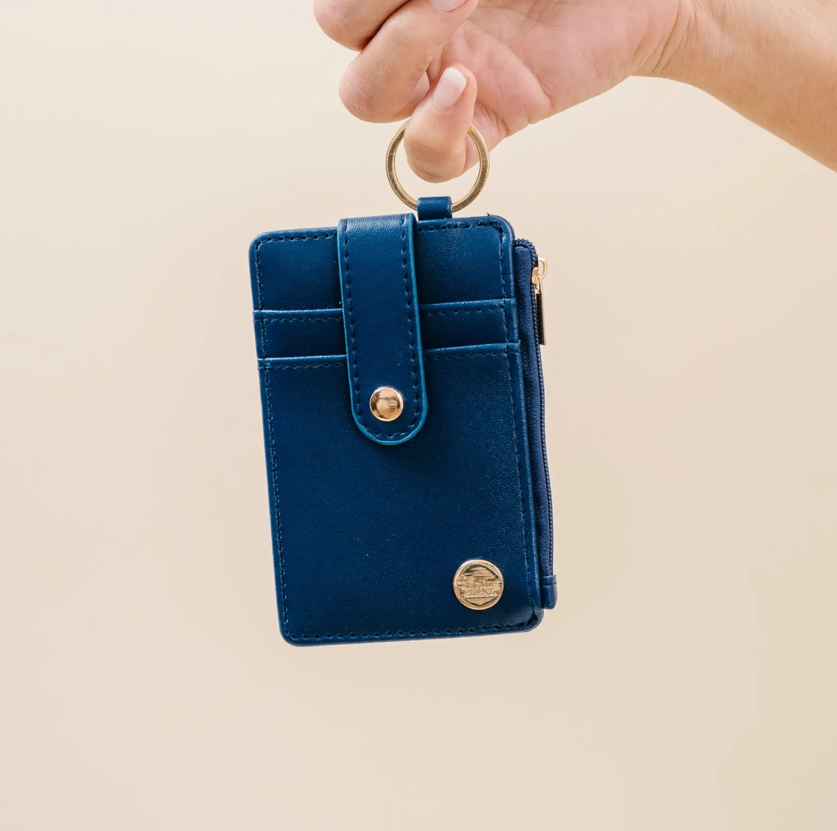 Keychain Card Wallet - Navy