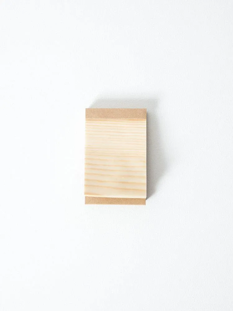 Kizara Wood Sheet Memo Pad