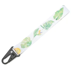 Lanyard Short Pineapple Monstera White