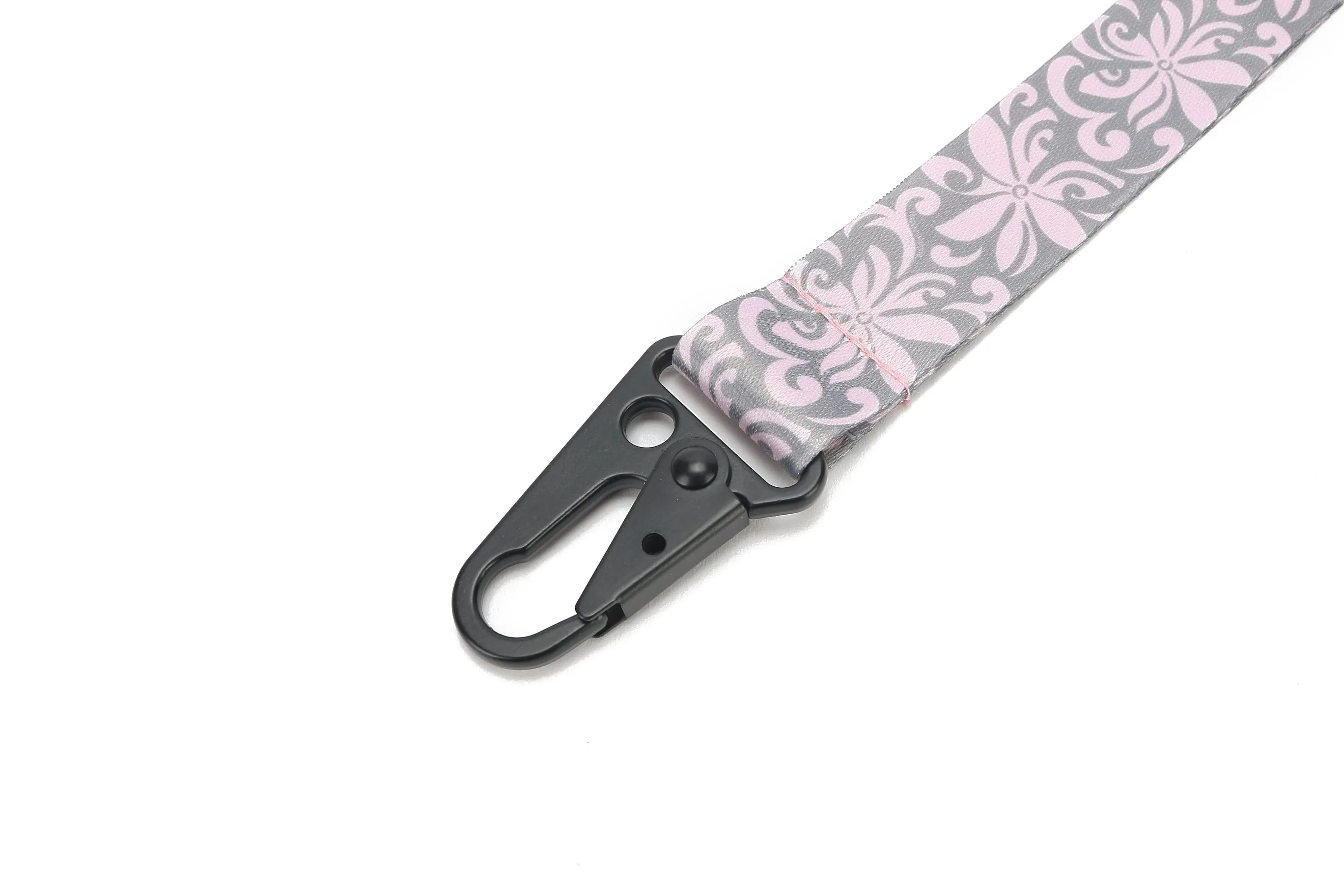 Lanyard Short Tapa Tiare Pink Grey