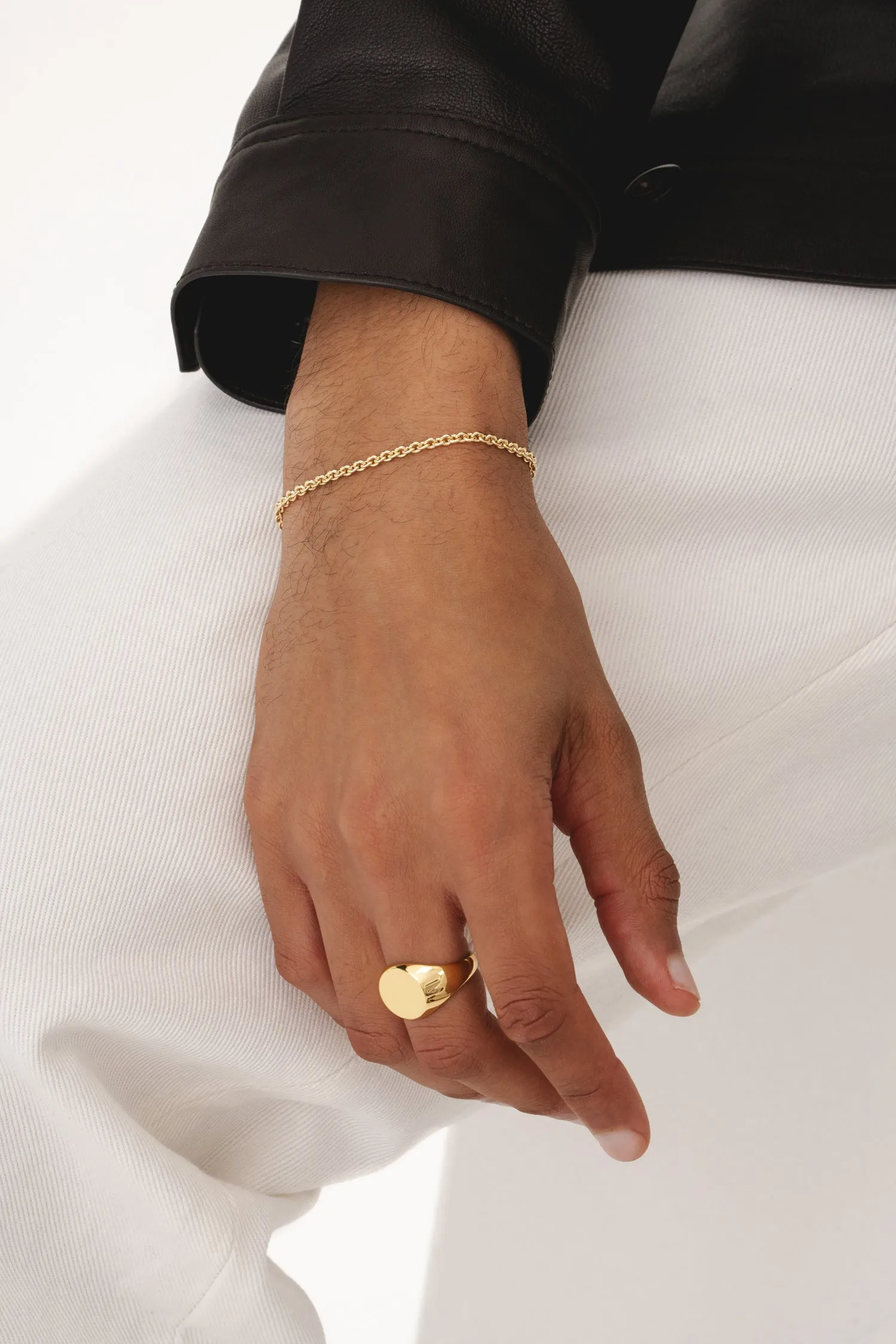 Mini Cable Bracelet - Gold