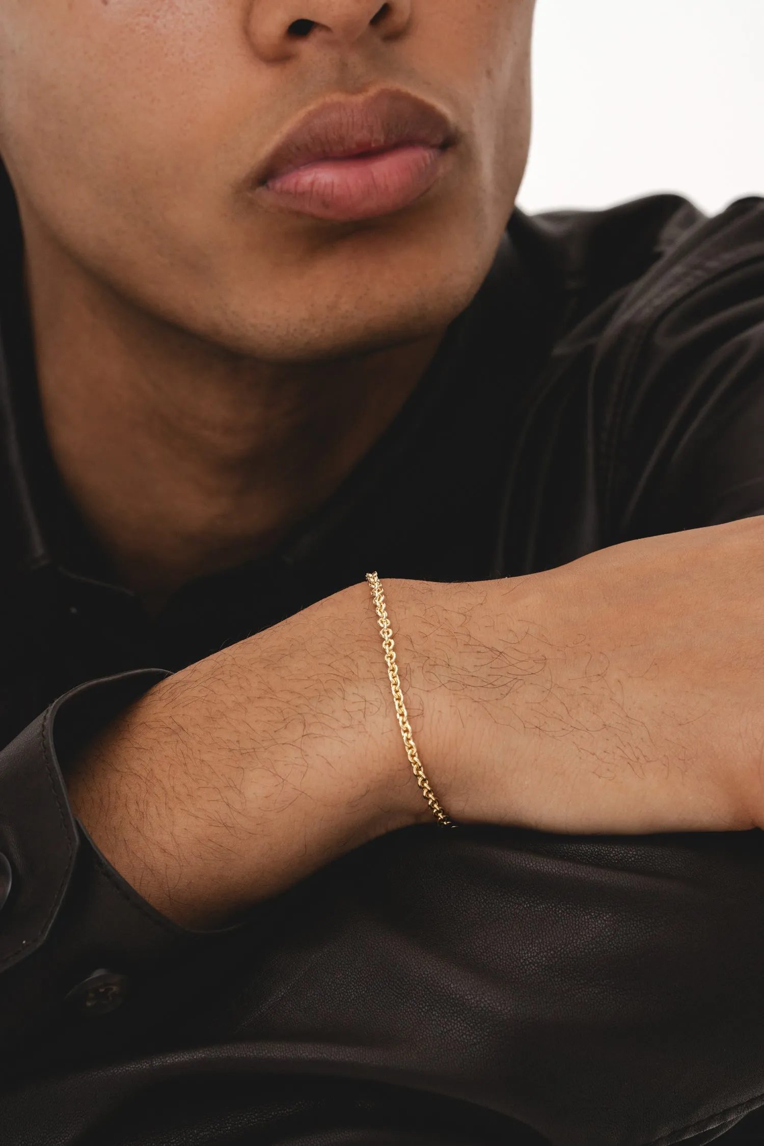 Mini Cable Bracelet - Gold