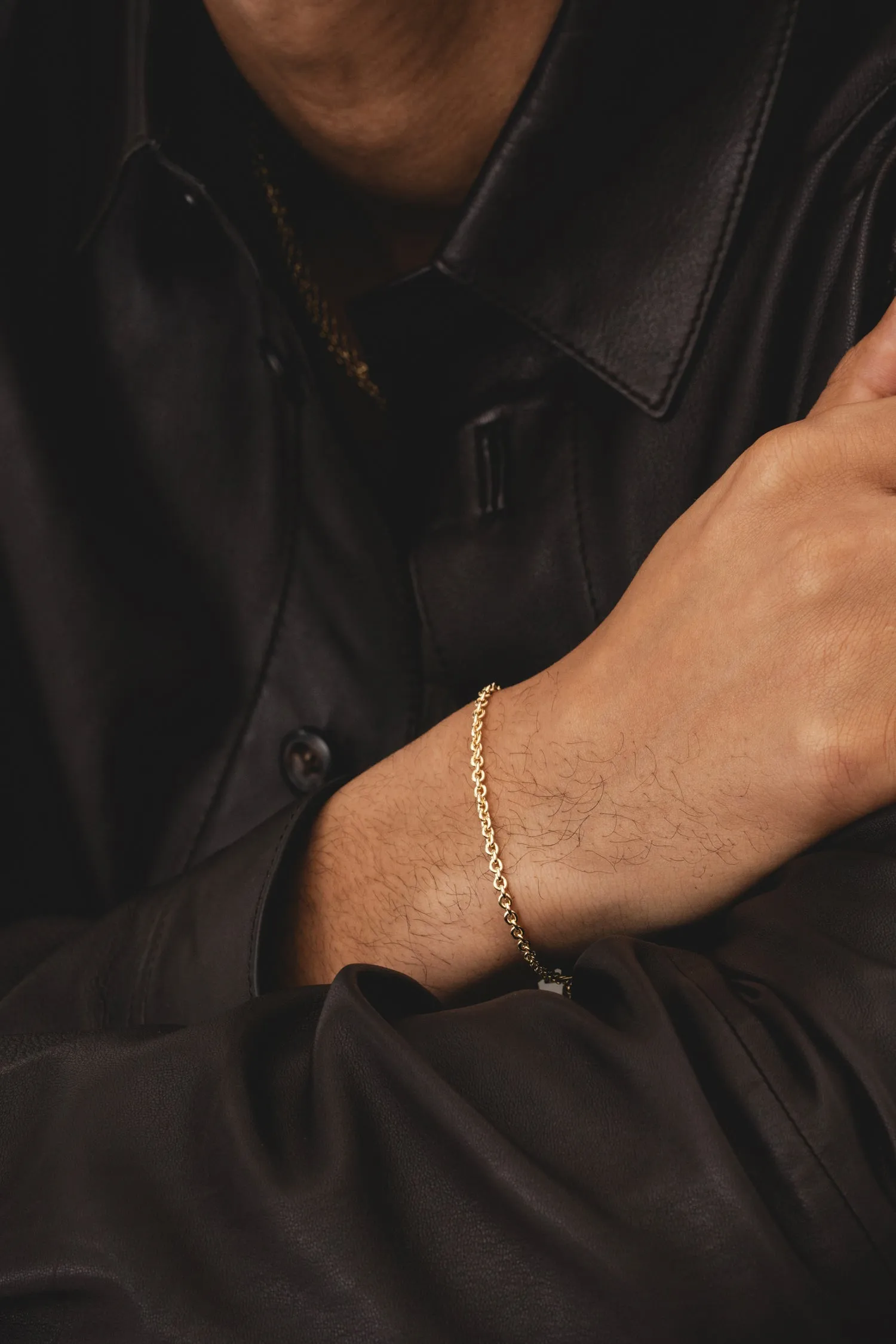 Mini Cable Bracelet - Gold