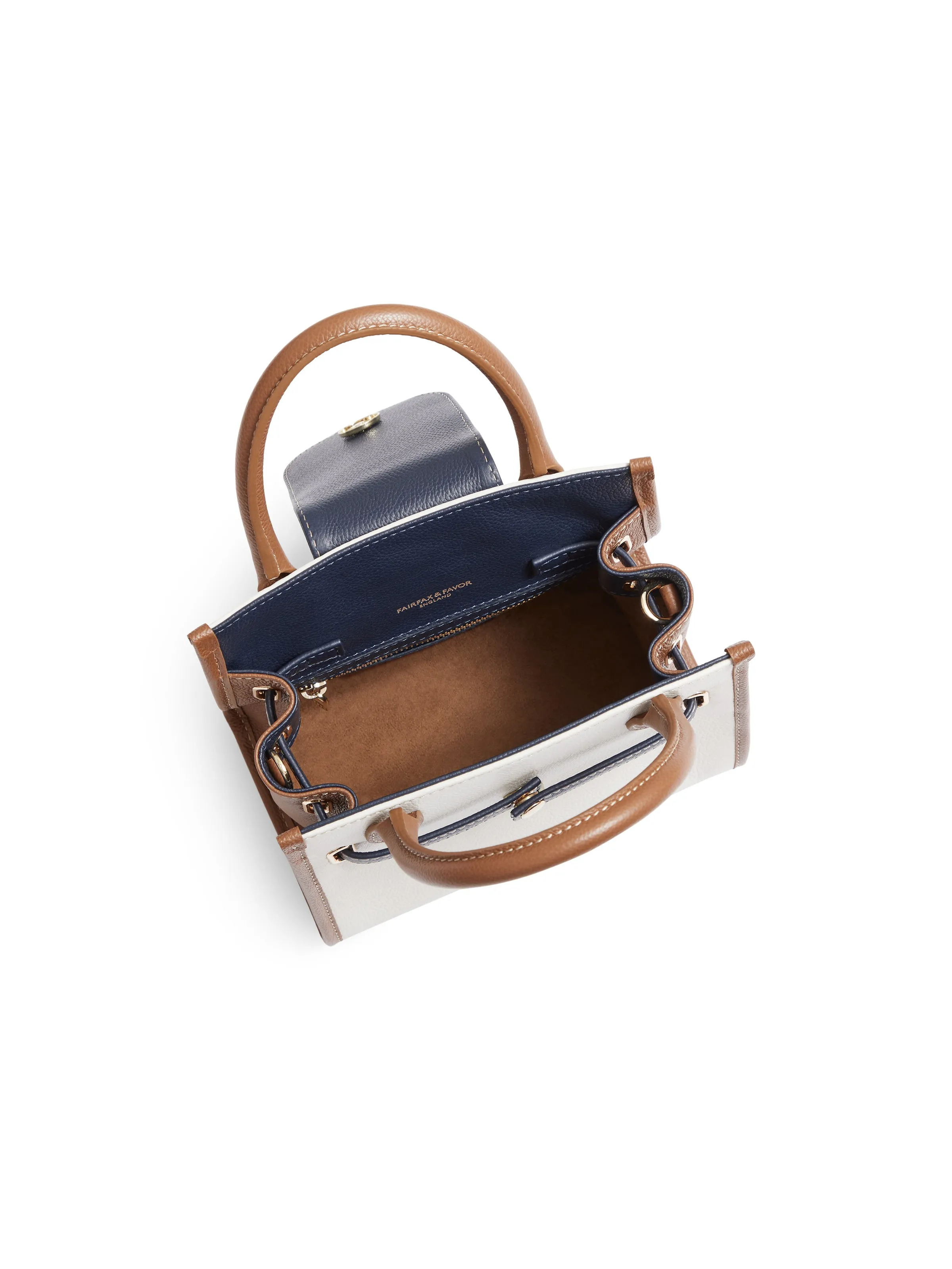 Mini Windsor Handbag - Tri-Colour Leather