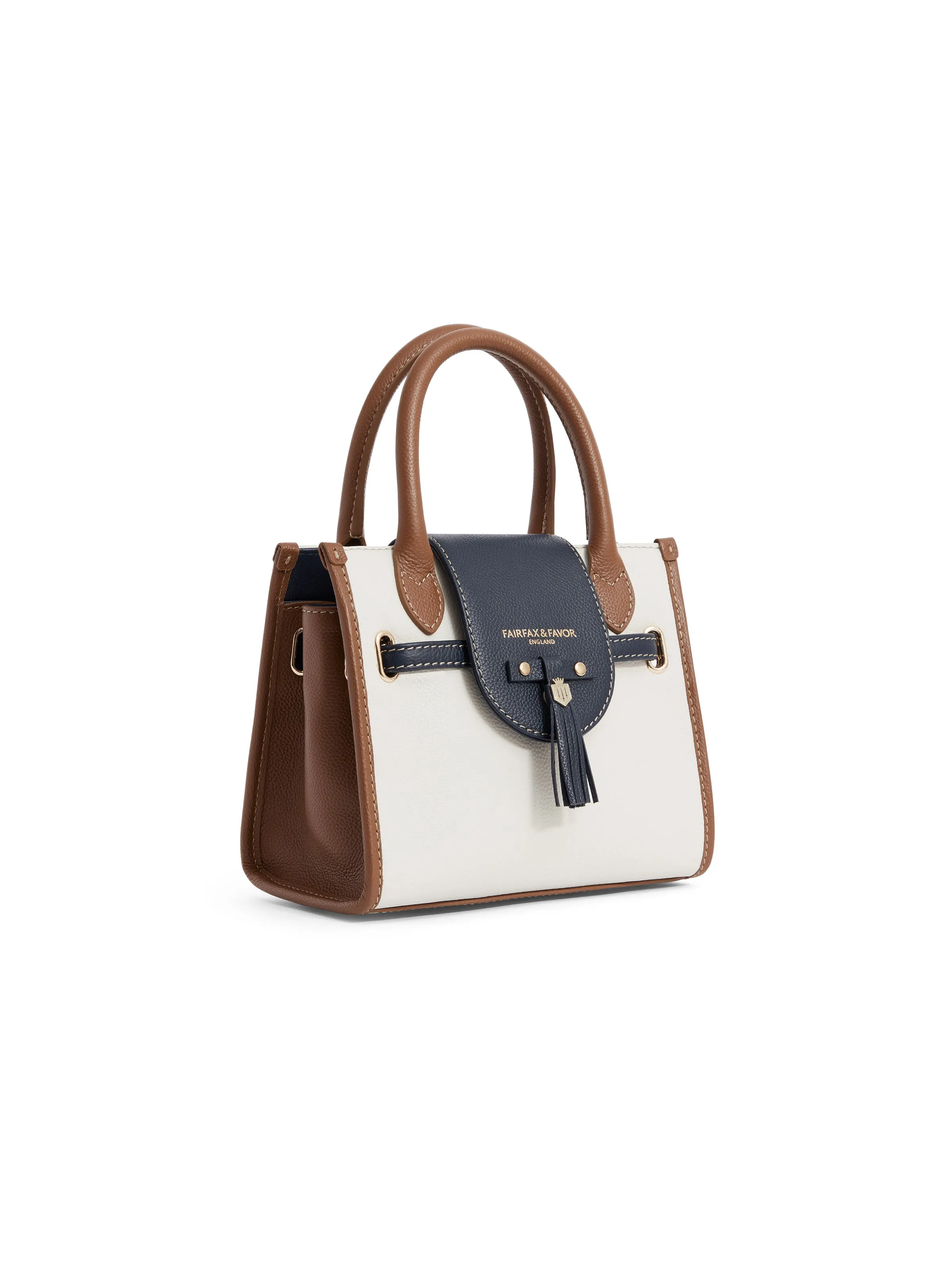 Mini Windsor Handbag - Tri-Colour Leather