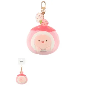 MINISO Yummy Yummy Series Plush Bag Charm - Adorable Meimei Swiss Roll Design