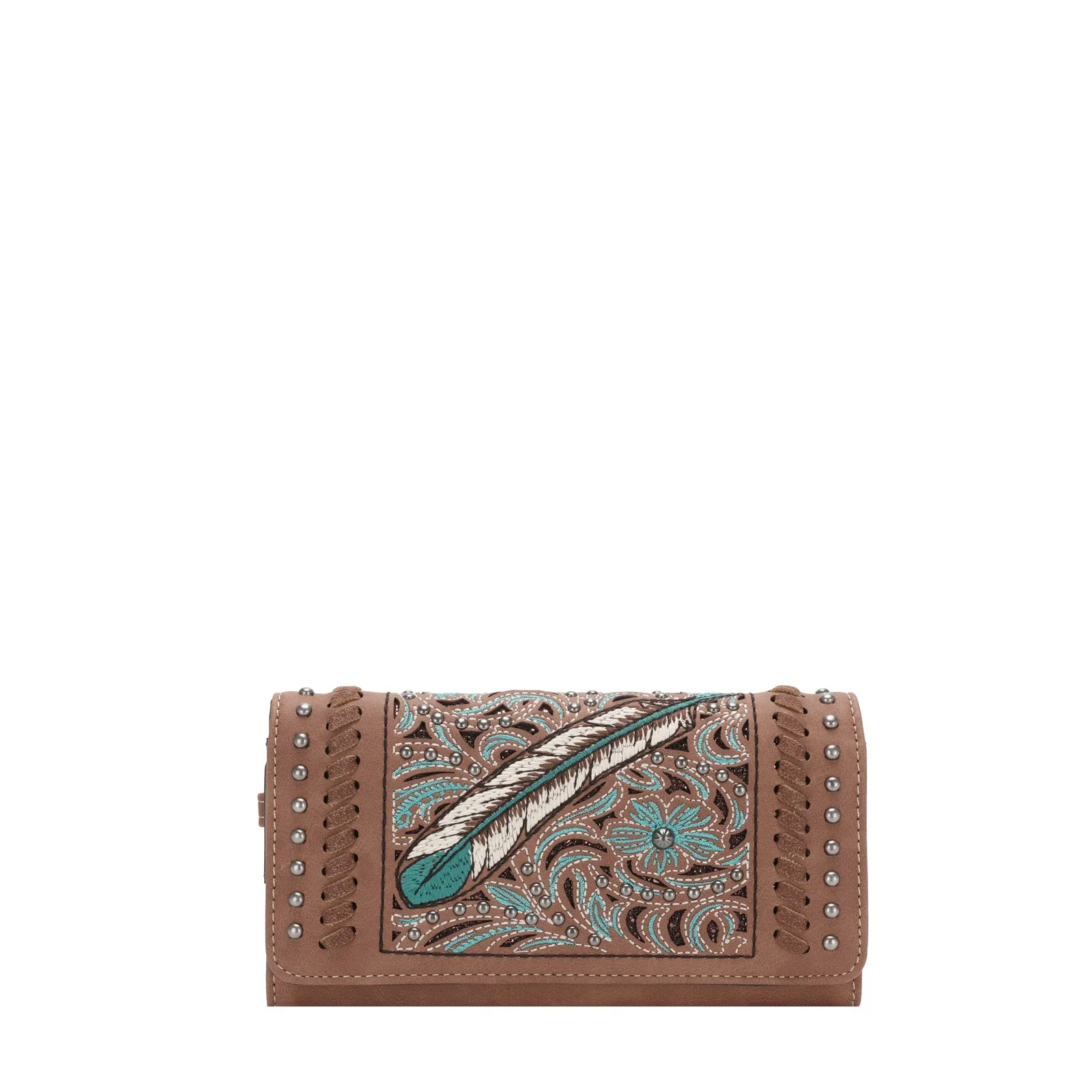 MW1133-W002 Montana West Embroidered Collection Wallet