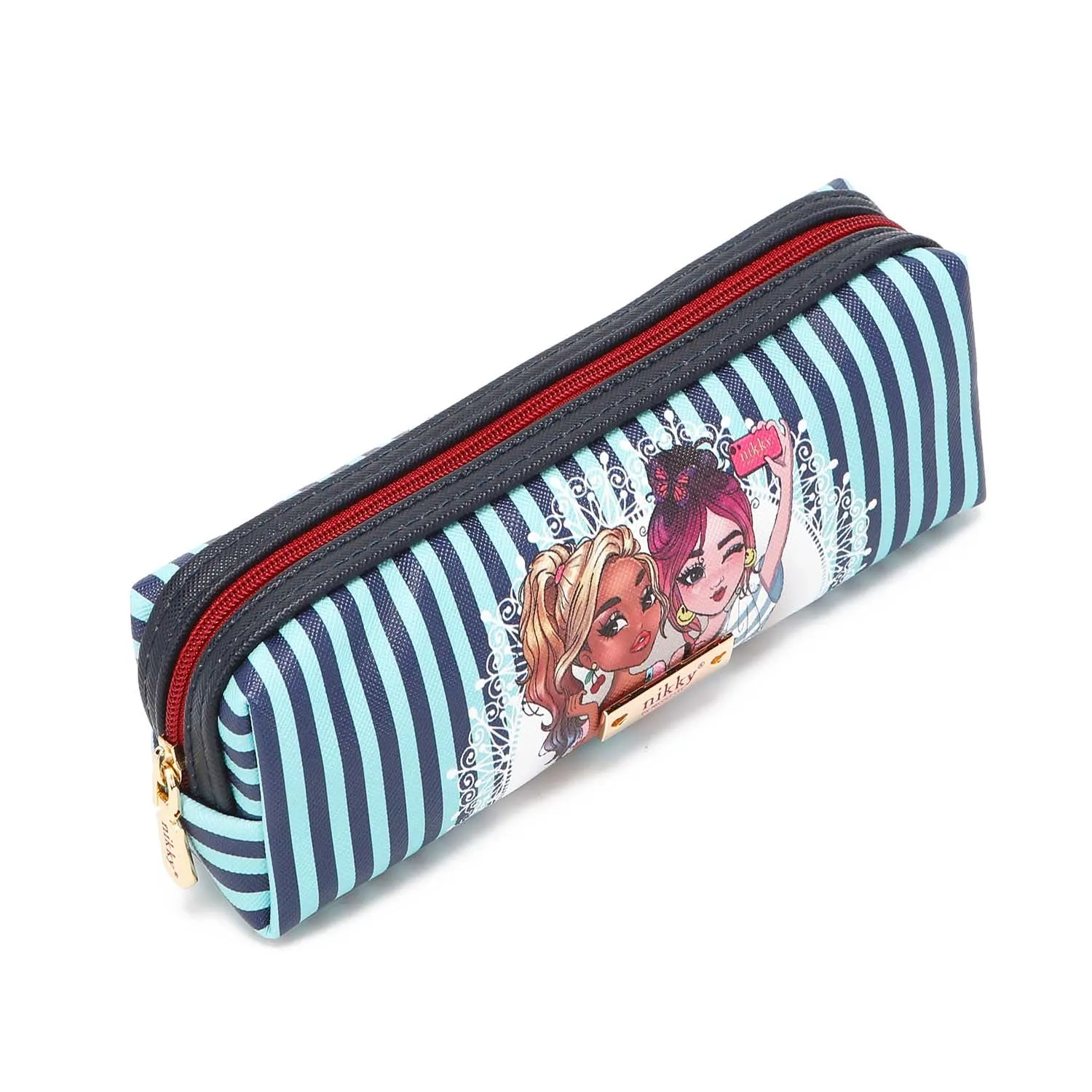 NIKKY BINDED SLIM COSMETIC POUCH