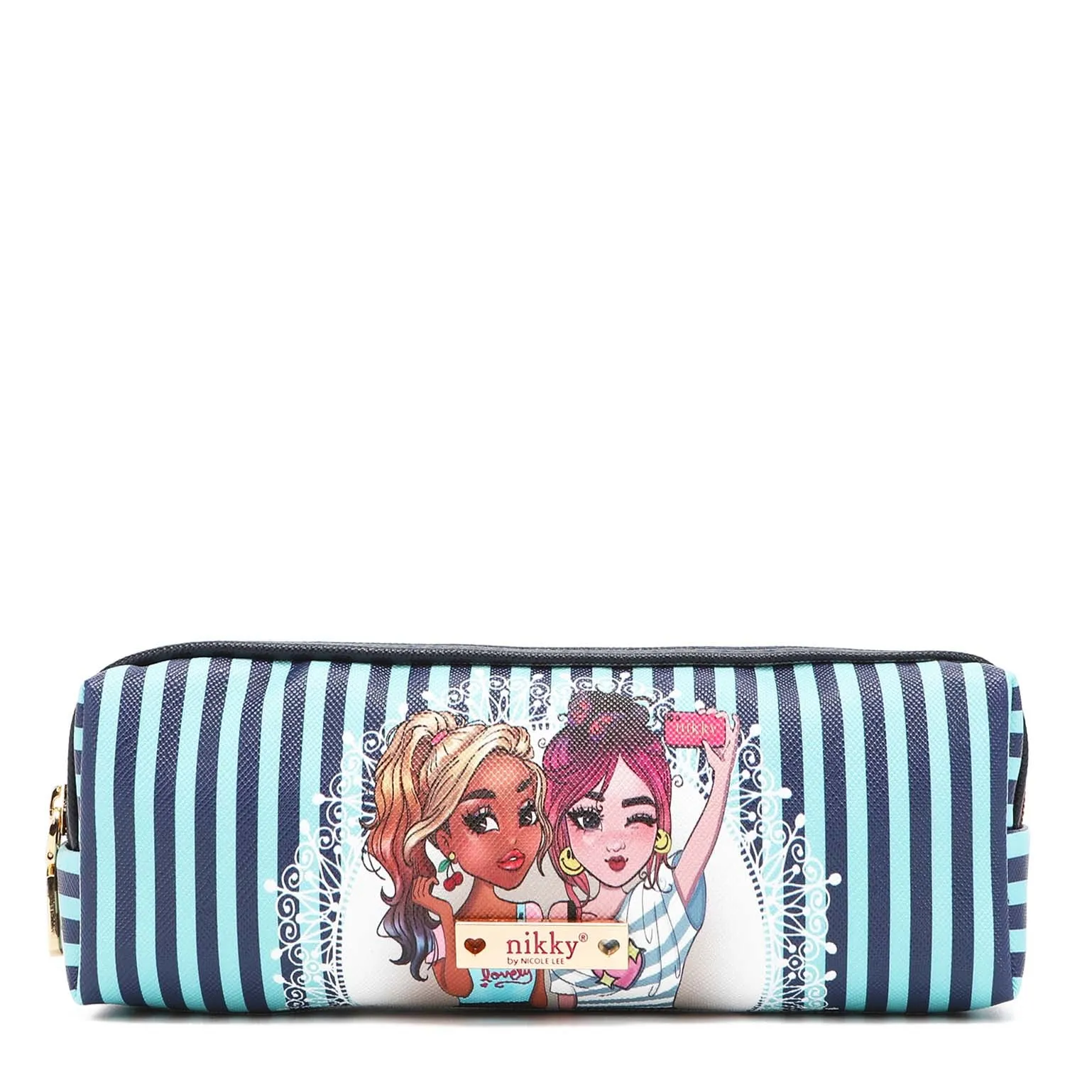 NIKKY BINDED SLIM COSMETIC POUCH