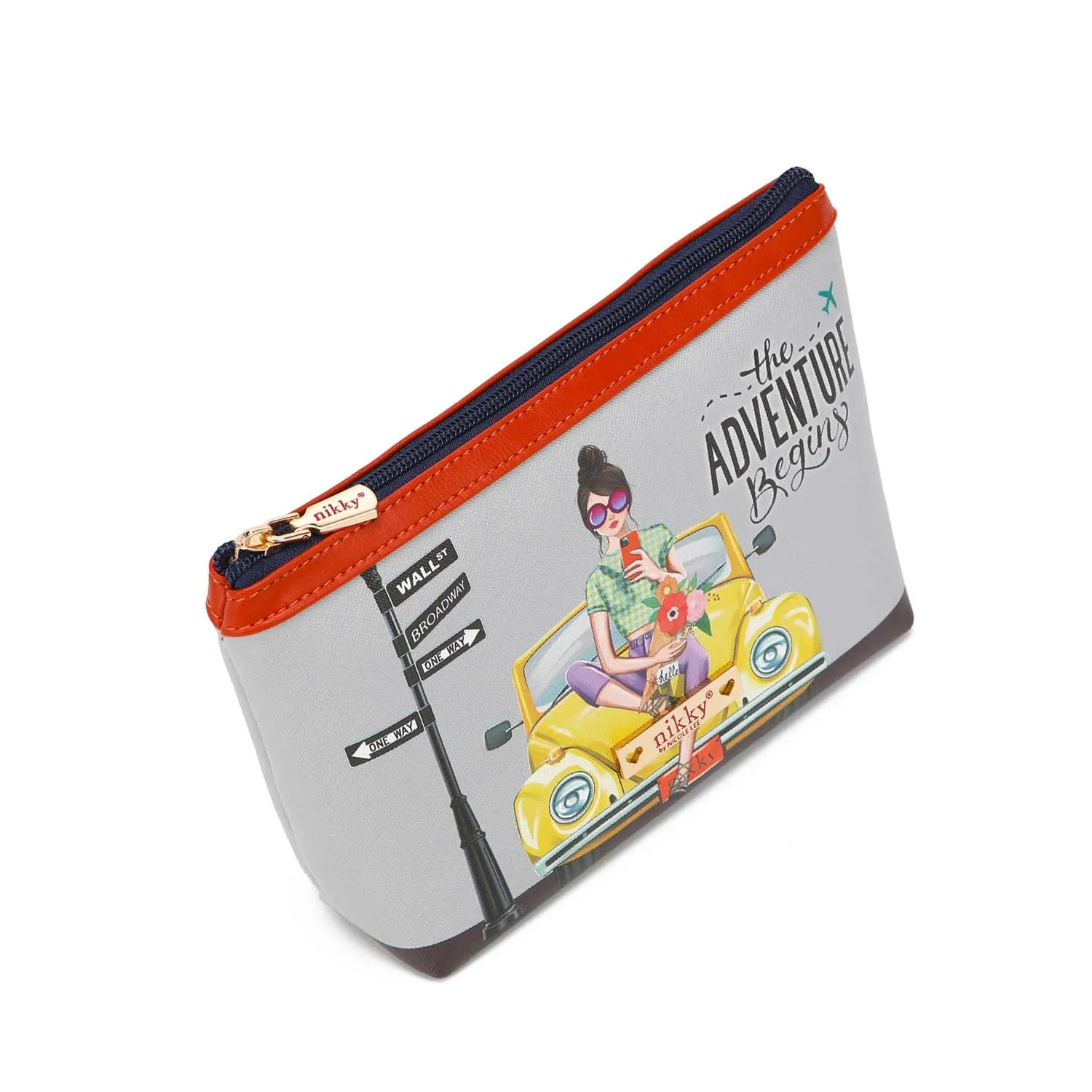 NIKKY LARGE COSMETIC POUCH