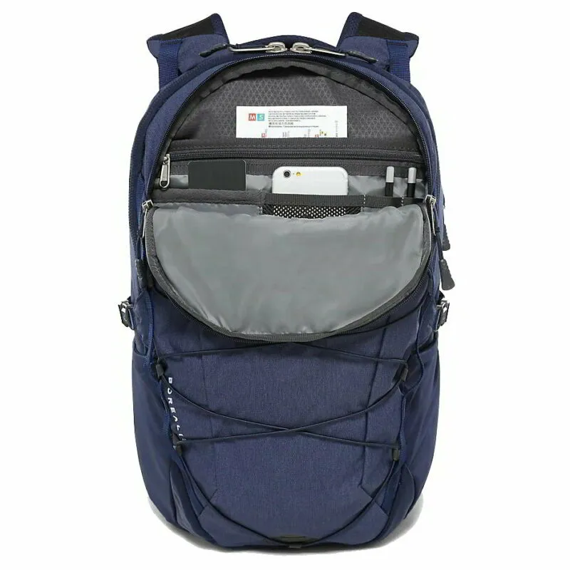 North Face Borealis Mens Womens Blue Backpack Rucksack Bag 15" Laptop Sleeve