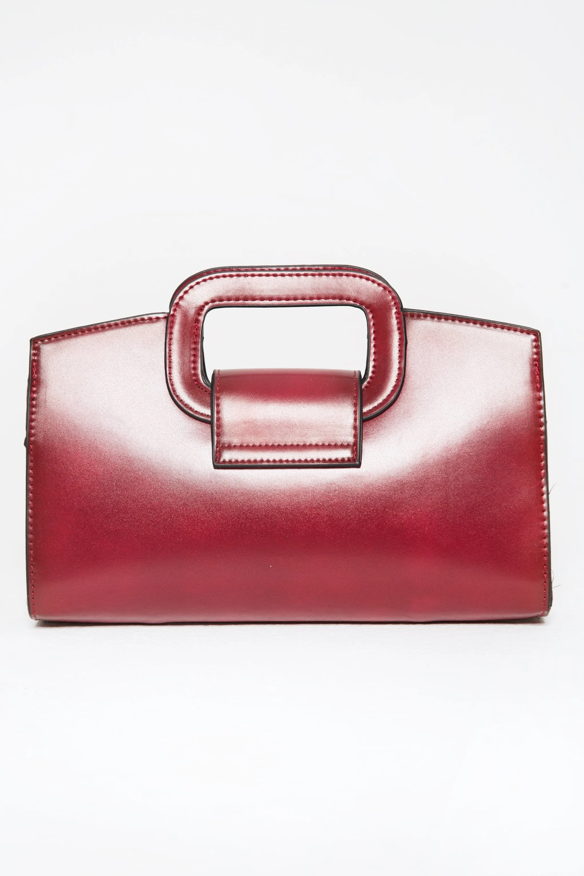 Red Statement Frame Bag