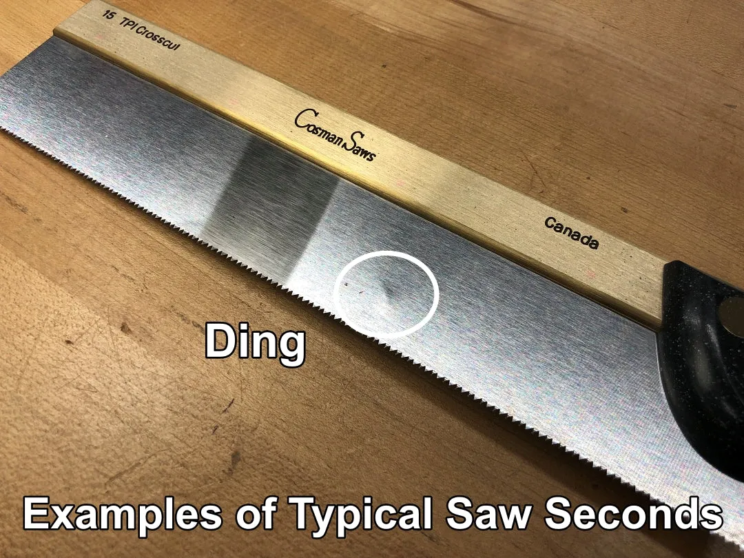 Rob Cosman's Dovetail Saw: Regular Size (Seconds)