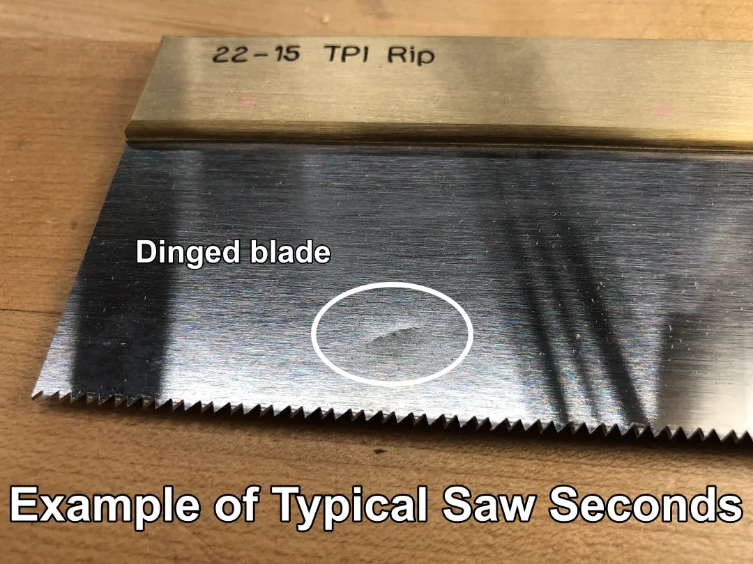 Rob Cosman's Dovetail Saw: Regular Size (Seconds)