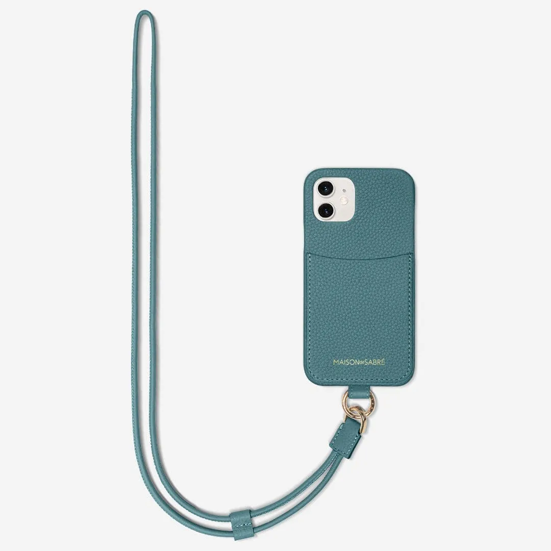 The Sling Phone Case iPhone 12 - Bondi Blue