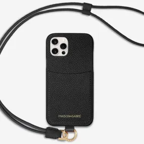 The Sling Phone Case iPhone 12 Pro - Black Caviar