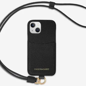 The Sling Phone Case iPhone 13 - Black Caviar