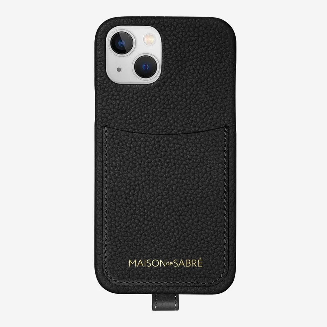 The Sling Phone Case iPhone 13 - Black Caviar