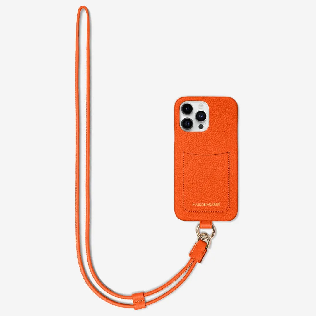 The Sling Phone Case iPhone 15 Pro Max - Manhattan Orange