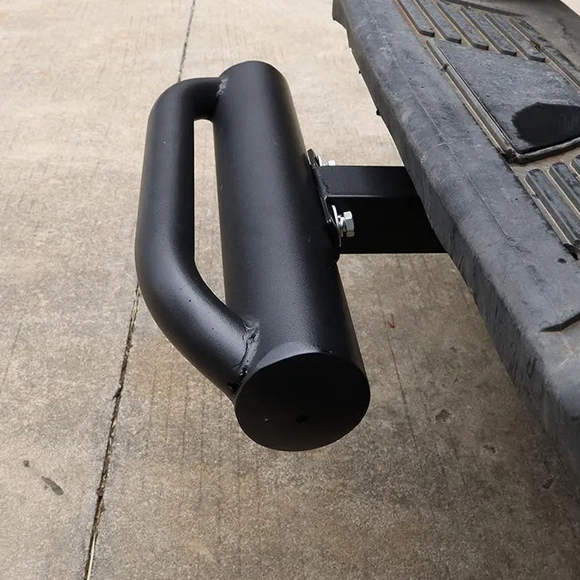 Tow Hitch Step fit for Truck with 2 inch Hitch Receivers Strong Steel Construction Textured Black with Pin Lock