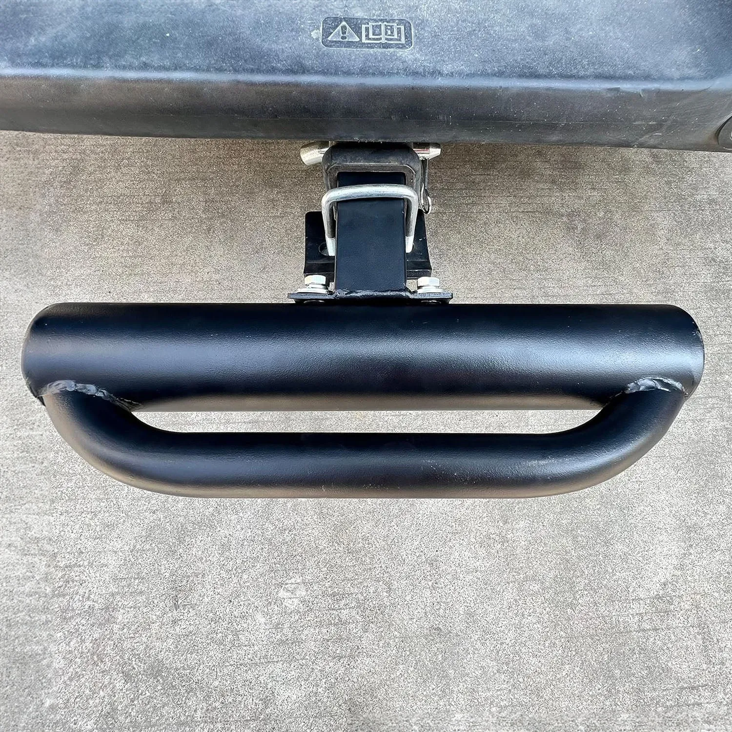 Tow Hitch Step fit for Truck with 2 inch Hitch Receivers Strong Steel Construction Textured Black with Pin Lock