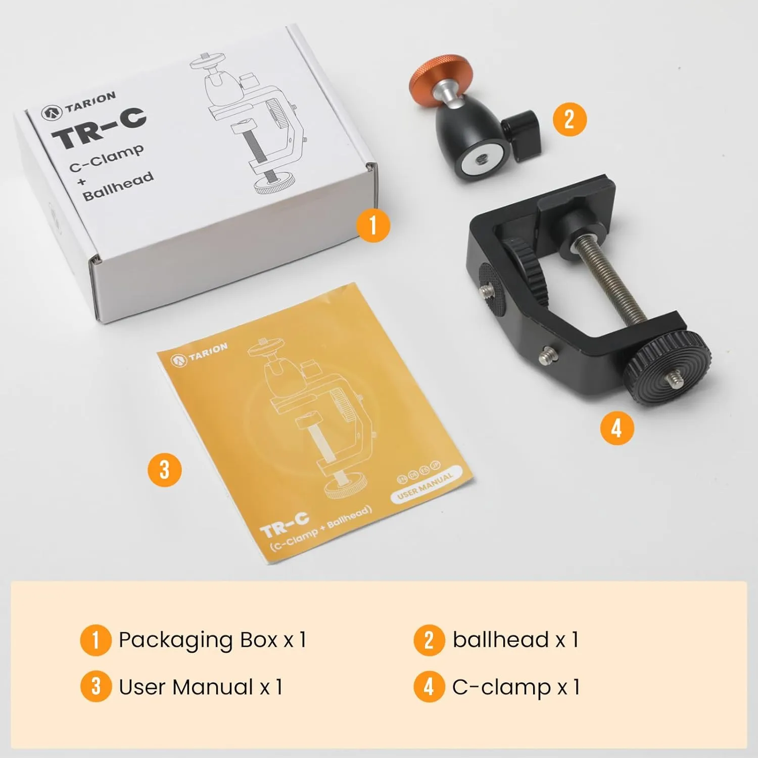 TR-C 2-in-1 Multi-Purpose C-Clamp