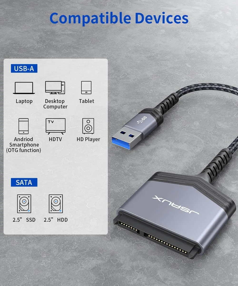 USB 3.0 to 2.5" SATA III Hard Drive Adapter