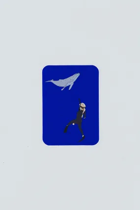 Whale Dive Sticker