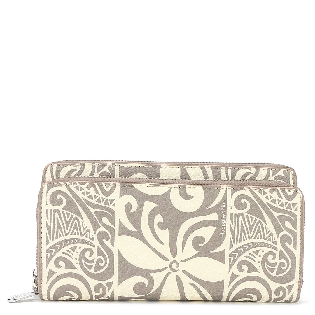 Wristlet Allison Tapa Tiare Beige