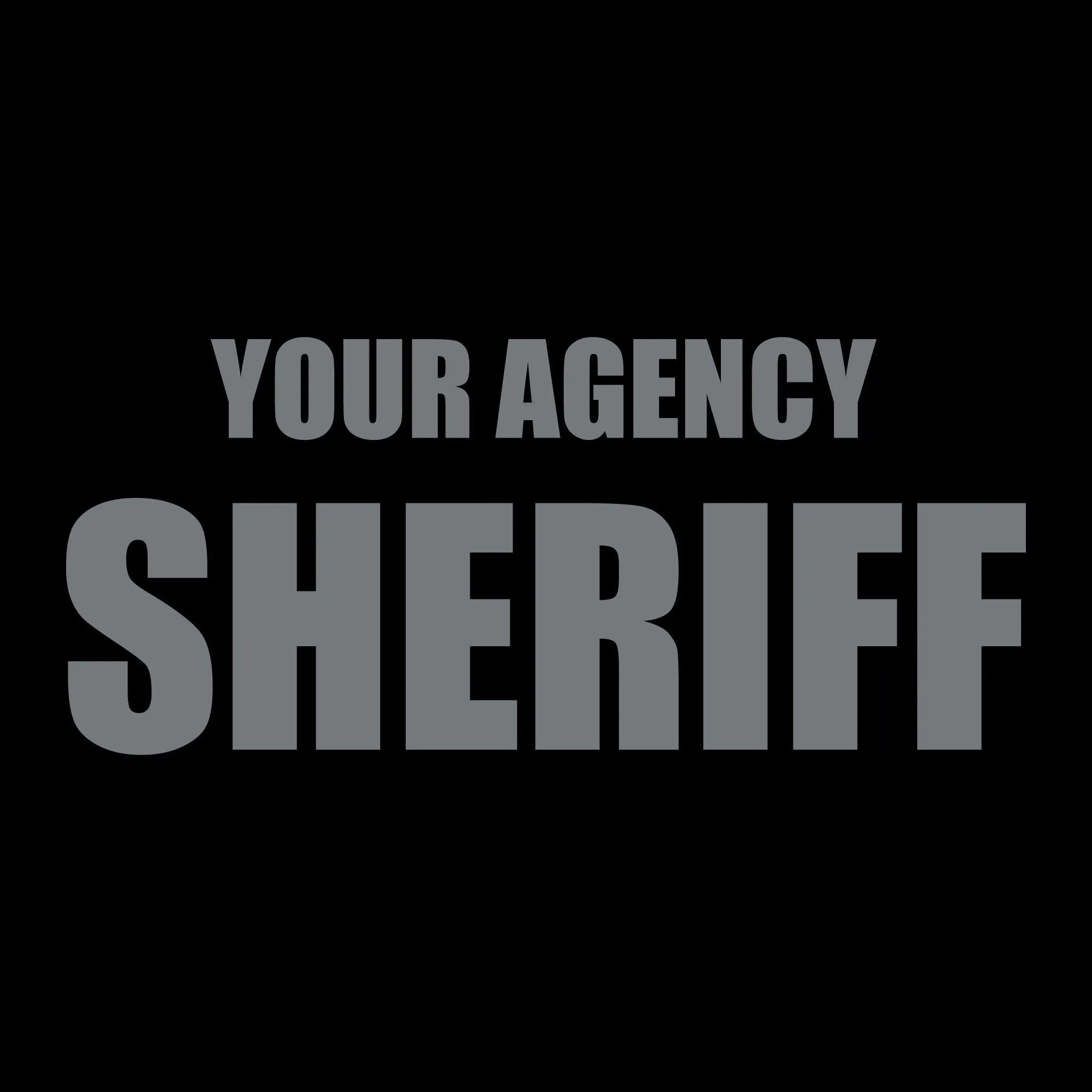 [YOUR AGENCY] SHERIFF Utility Long Sleeve