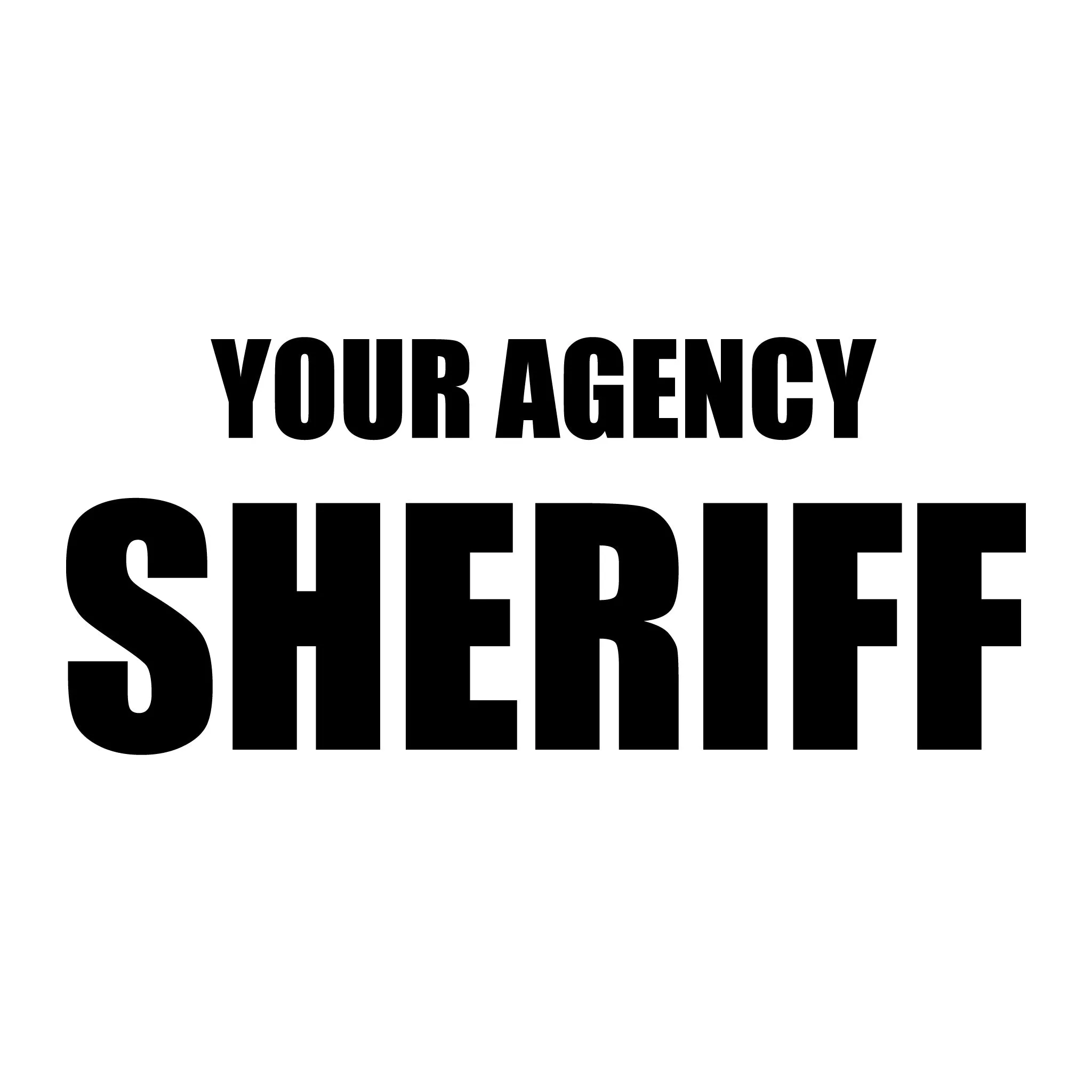 [YOUR AGENCY] SHERIFF Utility Long Sleeve